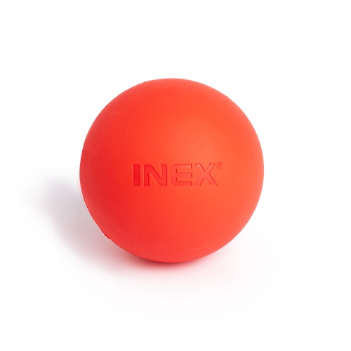 Массажный мяч для лакросса INEX Lacrosse Ball 6,35 см, красный