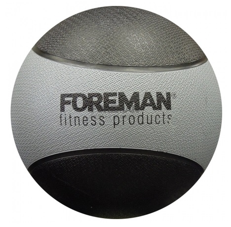 Медбол FOREMAN Medicine Ball 6 кг, серый/черный