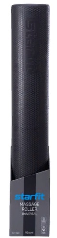 Ролик массажный STARFIT FA-520, 15x90 cм, универсальный, черный