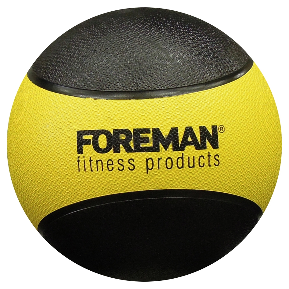 Медбол FOREMAN Medicine Ball 5 кг, желтый/черный