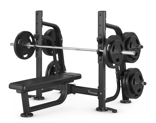 Олимпийская горизонтальная скамья Vision VST700-FW78