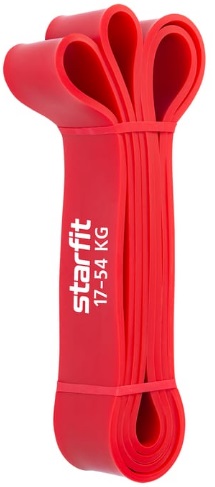 Эспандер многофункциональный StarFit ES-802 ленточный, 17-54 кг, 208х4,4 см, красный