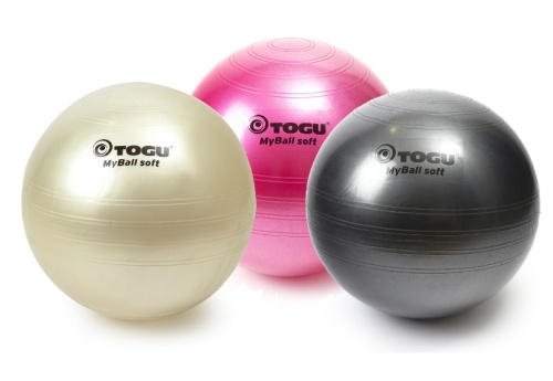 Гимнастический мяч TOGU My Ball Soft 75 см белый перламутровый