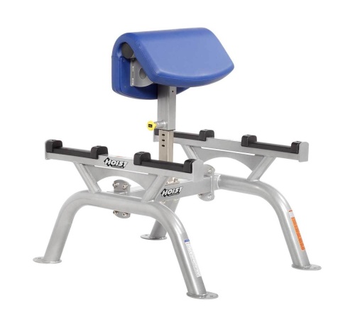 Парта для бицепса стоя HOIST CF-3555 серебряный/черный
