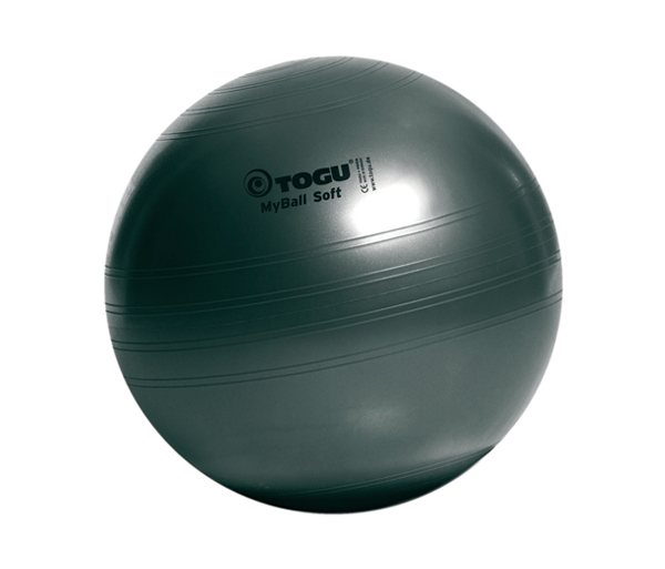 Гимнастический мяч TOGU My Ball Soft 55 см ( черный пелрамутровый ) 