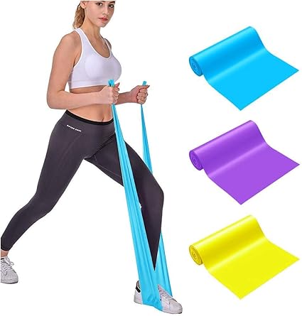 Набор Latex Free Resistance Bands с ручками для фиксации