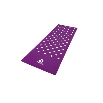 Тренировочный коврик (фитнес-мат) пурпурный Reebok Белые Пятна RAMT-12235PL