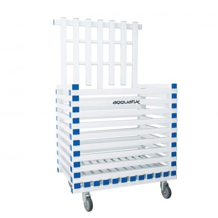 Подставка под нудлы AQQUATIX Box 100 x 70 x 110 см, белый/синий