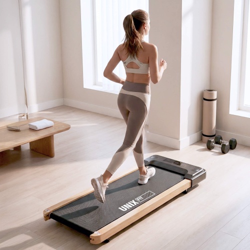 Беговая дорожка UNIX Fit деревянная / Wood Way 2.0 APP