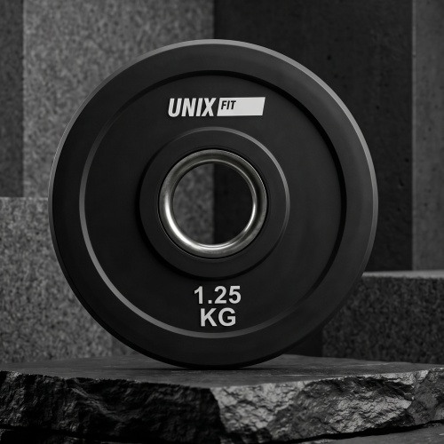 Диск обрезиненный UNIX Fit PRO 1,25 кг, 51 мм, 1 шт.