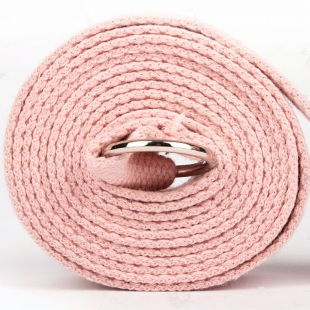 Ремень для йоги 180 см MYGA Yoga Belt and Sling 2 in 1 180 см, нежно-розовый