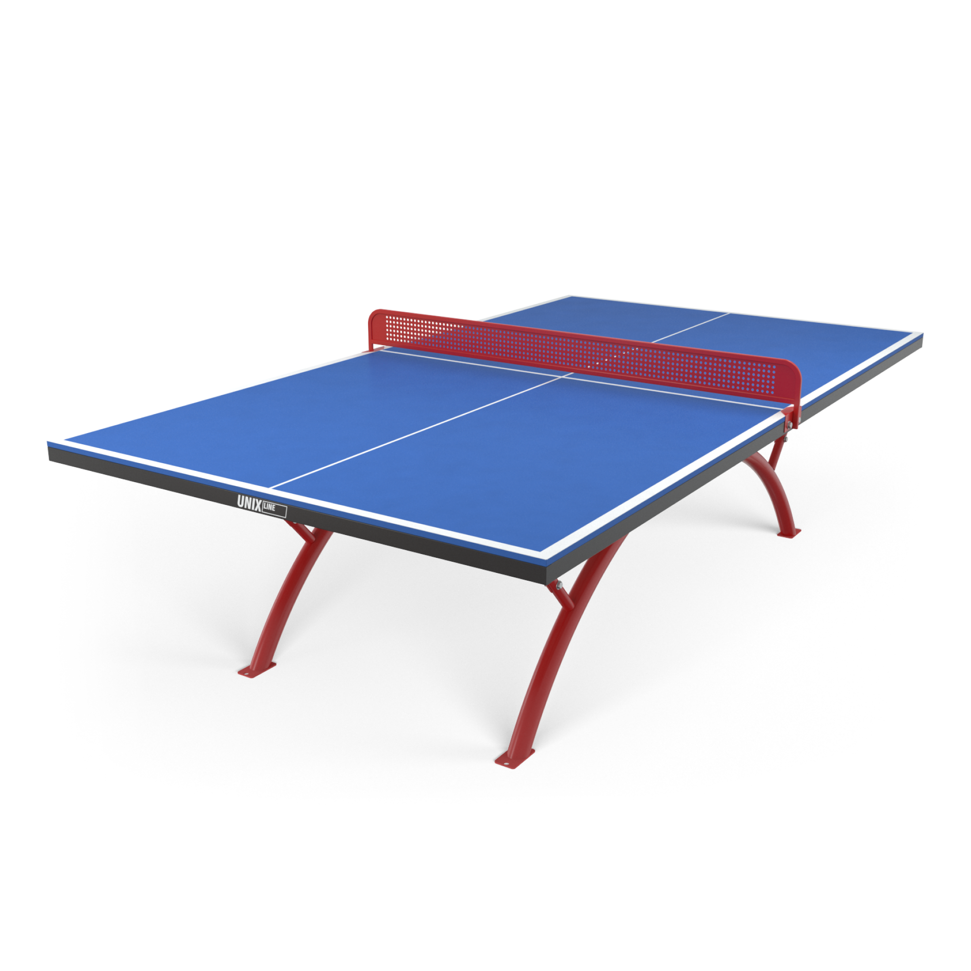 Теннисный стол Unix line Outdoor - 6 мм. Теннисный стол артикул: 2229.8. Аданат теннисный стол антивандальный. Уличный антивандальный стол для настольного тенниса.