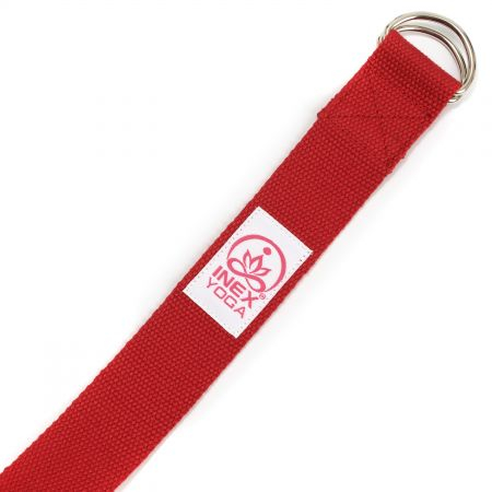 Ремень для йоги INEX Stretch Strap 240 см, изумрудно-зеленый