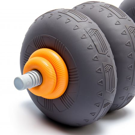 Мягкая гантель LIVEPRO Soft Dumbbell 10 кг, серый/зеленый