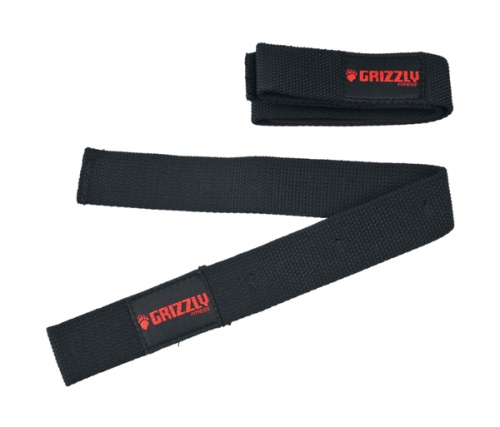 Ремни для тяги GRIZZLY Fitness Neoprene Lifting Strap неопрен, черный