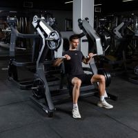 D-915 Наклонный жим от груди (Incline Chest Press) рычаги серый