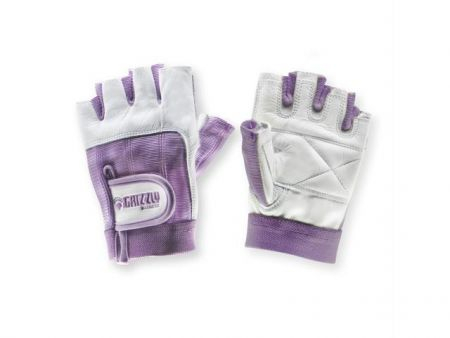 Атлетические перчатки GRIZZLY Leather Padded Weight Training Gloves размер XS, кожа/нейлон, белый/желтый