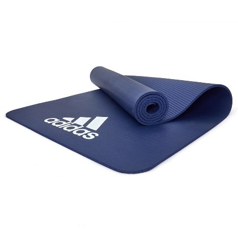 Тренировочный коврик (фитнес-мат) синий Adidas ADMT-11014BL