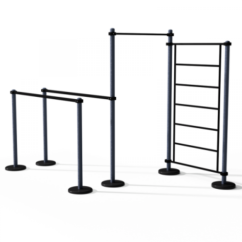 Шведская стенка, турник и брусья MB BARBELL MB 7.60/10