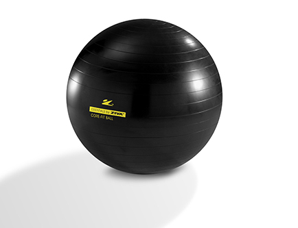 Гимнастический мяч ZIVA с насосом черный ZES-CFCB