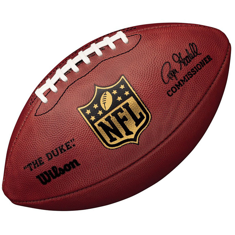 Мяч для американского футбола Wilson Duke Replica WTF1825XB синтетическая кожа PU