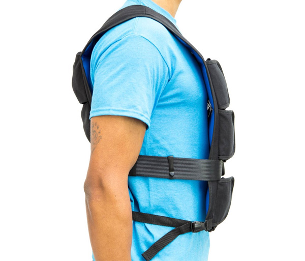 Жилет с отягощением AEROBIS blackPack Vest (до 25 кг, черный)