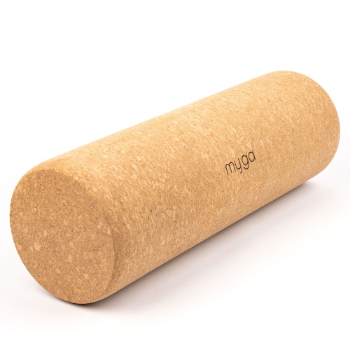 Массажный ролик MYGA Cork Massage Roller 30 х 10 см, пробка