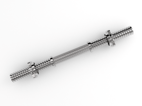 Гриф гантельный UNIX Fit 41 см / 25 мм хромированный,макс. нагрузка, кг 50