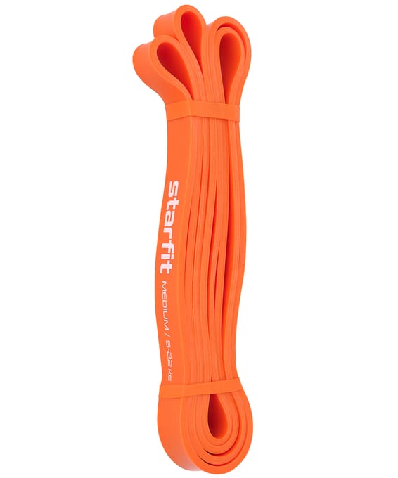 Эспандер ленточный для кросс-тренинга ES-803, 5-22 кг, 208х2,2 см, оранжевый