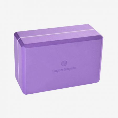 Блок для йоги HUGGER MUGGER 4 in. Foam Yoga Block фиолетовый