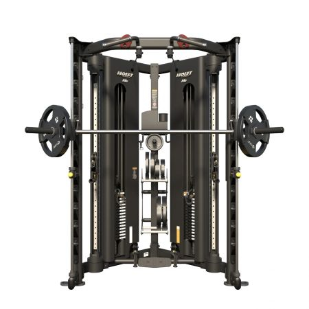 Домашний комплекс для функциональных тренировок HOIST H-8 черный матовый, стек 68 кг х 2