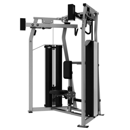 Независимая гребная тяга сверху. Стек 2 х 75 кг DHZ Fitness SM2045 