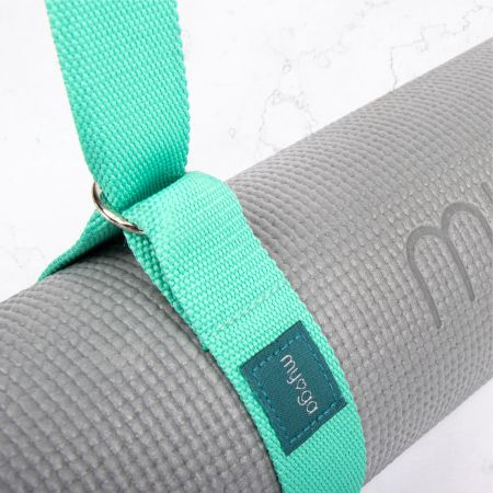 Ремень для йоги 180 см MYGA Yoga Belt and Sling 2 in 1 180 см, черный