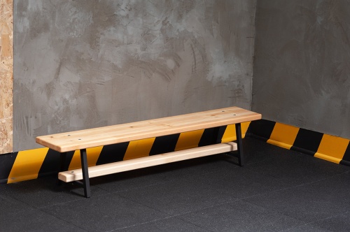 Скамья гимнастическая (металлические ножки без регулировки высоты) (3 м.)