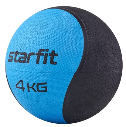 Медбол высокой плотности StarFit GB-702, 4 кг, синий