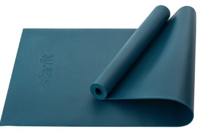 Коврик для йоги и фитнеса высокой плотности FM-103 PVC HD, 173x61x0,4 см, холодный океан