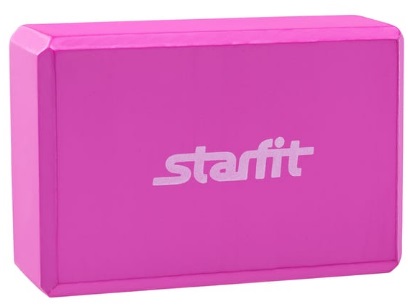 Блок для йоги StarFit FA-101 EVA, розовый