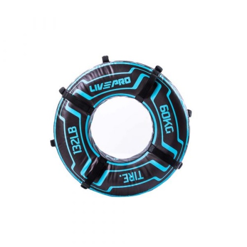 Функциональная шина LIVEPRO Tire 60 кг, черный/синий