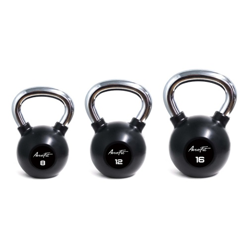 Aerofit AFBK4 Гиря 4 кг обрезиненная с хромированной рукояткой