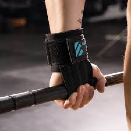 Накладки для хвата LIVEPRO Power Strap пара, черный/синий