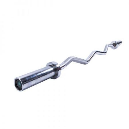 Искривленный олимпийский гриф LIVEPRO Olympic Curl Bar серебряный