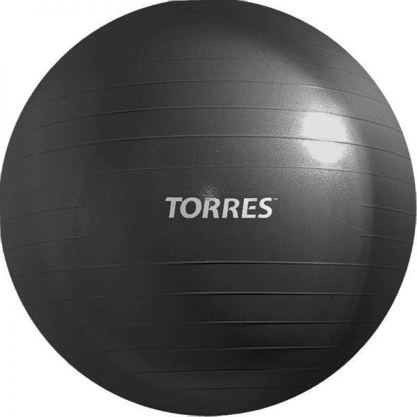 Мяч гимнастический Torres 85 см, AL100185, темно-серый цвет