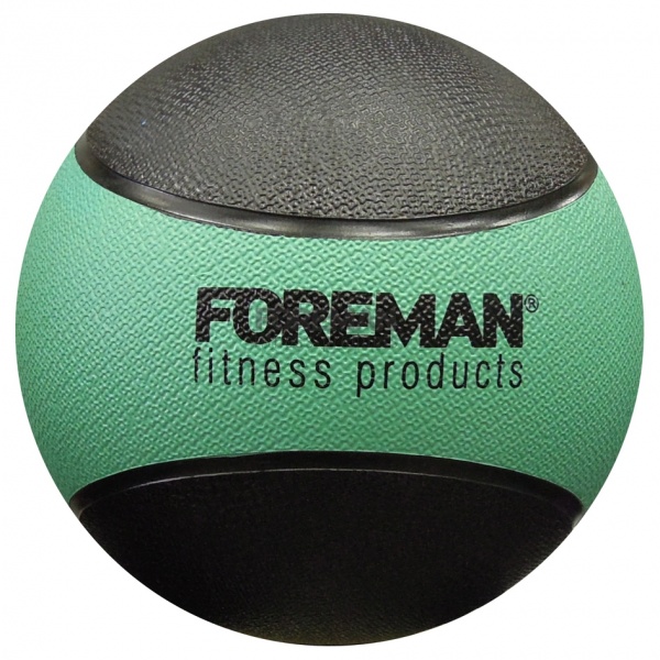Медбол FOREMAN Medicine Ball 3 кг, зеленый/черный