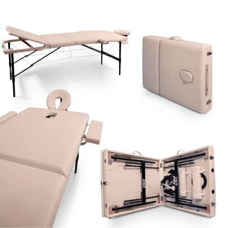 Массажный стол UNIX Superior 3 Section Cream