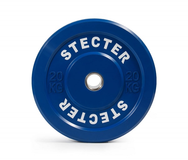 Диск тренировочный 20 кг (синий) STECTER