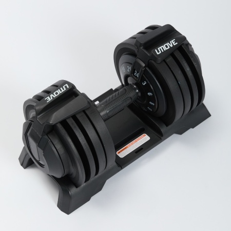 Наборная гантель Umove 3-24 кг RUMF7070 3-24 кг, черный