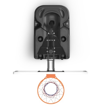 Баскетбольная стойка UNIX Line B-Stand-PC 49x33" R45 H240-305 см