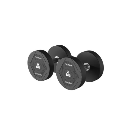 Гантельный ряд обрезиненный 2.5- 50 кг Protrain OK1012A