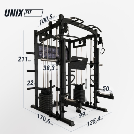 Силовой комплекс - мультистанция UNIX Fit (50 в 1)