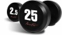 AFDB2.5-25 Набор обрезиненных гантелей AeroFit, 2.5-25 кг - 10 пар, шаг 2,5 кг